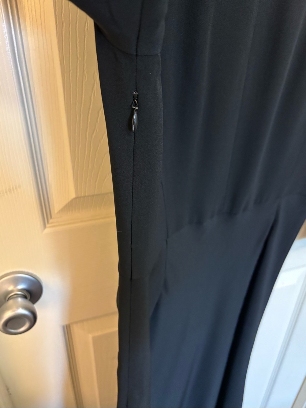 Lafayette 148 New York Black Three Quarter Sleeve Dress Size 8 - Picture 10 of 10